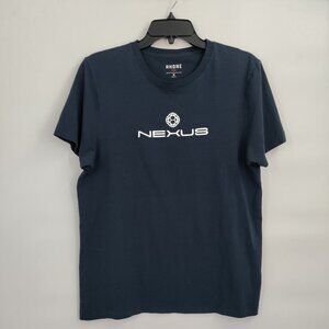 Rhone Nexus Slim Fit Crewneck Tees-Shortsleeve Shirt Medium Men Blue